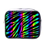 Zebra Rainbow Mini Toiletries Bag (One Side)