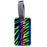 Zebra Rainbow Luggage Tag (two sides)