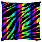 Zebra Rainbow Large Cushion Case (One Side)