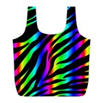 Zebra Rainbow Full Print Recycle Bag (L)