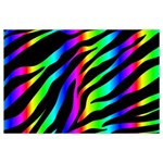 Zebra Rainbow Samsung Galaxy Note 4 Case (Black)