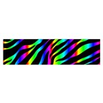 Zebra Rainbow Satin Scarf (Oblong)