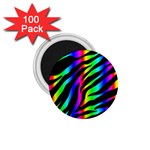 Zebra Rainbow 1.75  Magnet (100 pack) 