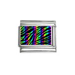 Zebra Rainbow Italian Charm (9mm)