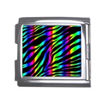 Zebra Rainbow Mega Link Italian Charm (18mm)