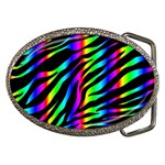 Zebra Rainbow Belt Buckle