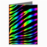 Zebra Rainbow Greeting Card