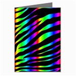 Zebra Rainbow Greeting Cards (Pkg of 8)