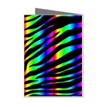 Zebra Rainbow Mini Greeting Cards (Pkg of 8)