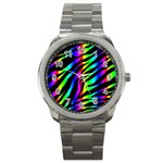 Zebra Rainbow Sport Metal Watch