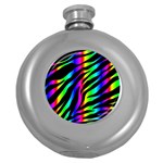 Zebra Rainbow Hip Flask (5 oz)