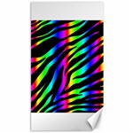 Zebra Rainbow Canvas 40  x 72 