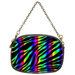 Zebra Rainbow Chain Purse (One Side)