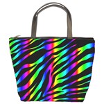 Zebra Rainbow Bucket Bag