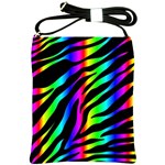 Zebra Rainbow Shoulder Sling Bag