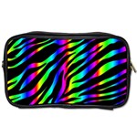 Zebra Rainbow Toiletries Bag (Two Sides)