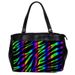 Zebra Rainbow Oversize Office Handbag