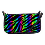 Zebra Rainbow Shoulder Clutch Bag