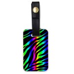 Zebra Rainbow Luggage Tag (one side)