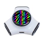 Zebra Rainbow 3-Port USB Hub