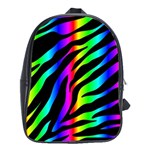 Zebra Rainbow School Bag (XL)