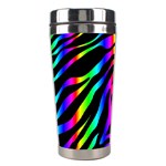 Zebra Rainbow Stainless Steel Travel Tumbler