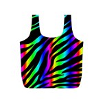 Zebra Rainbow Full Print Recycle Bag (S)