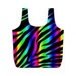 Zebra Rainbow Full Print Recycle Bag (M)