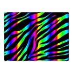 Zebra Rainbow Double Sided Flano Blanket (Mini)