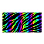 Zebra Rainbow Satin Wrap