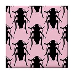 Pink Roaches Tile Coaster