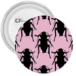 Pink Roaches 3  Button