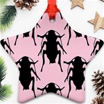 Pink Roaches Ornament (Star)