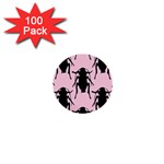 Pink Roaches 1  Mini Button (100 pack) 