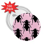 Pink Roaches 2.25  Button (100 pack)