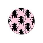 Pink Roaches Magnet 3  (Round)