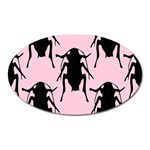 Pink Roaches Magnet (Oval)