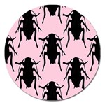 Pink Roaches Magnet 5  (Round)