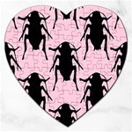 Pink Roaches Jigsaw Puzzle (Heart)