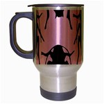 Pink Roaches Travel Mug (Silver Gray)