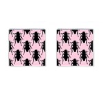 Pink Roaches Cufflinks (Square)