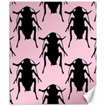 Pink Roaches Canvas 8  x 10 