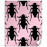 Pink Roaches Canvas 16  x 20 