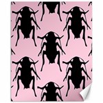 Pink Roaches Canvas 11  x 14 