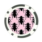 Pink Roaches Poker Chip Card Guard