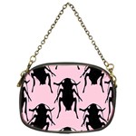 Pink Roaches Chain Purse (One Side)