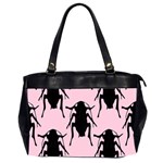 Pink Roaches Oversize Office Handbag (2 Sides)