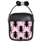 Pink Roaches Girls Sling Bag