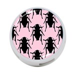 Pink Roaches 4-Port USB Hub (One Side)