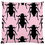 Pink Roaches Large Cushion Case (One Side)